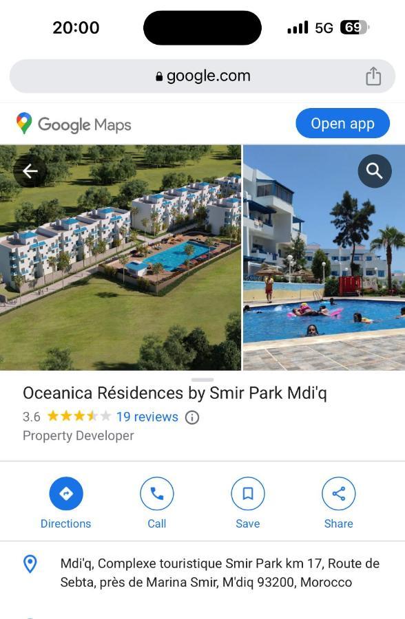 Smir Park Apartment Mdi'Q , Marina Smir, Oceanica Exterior photo